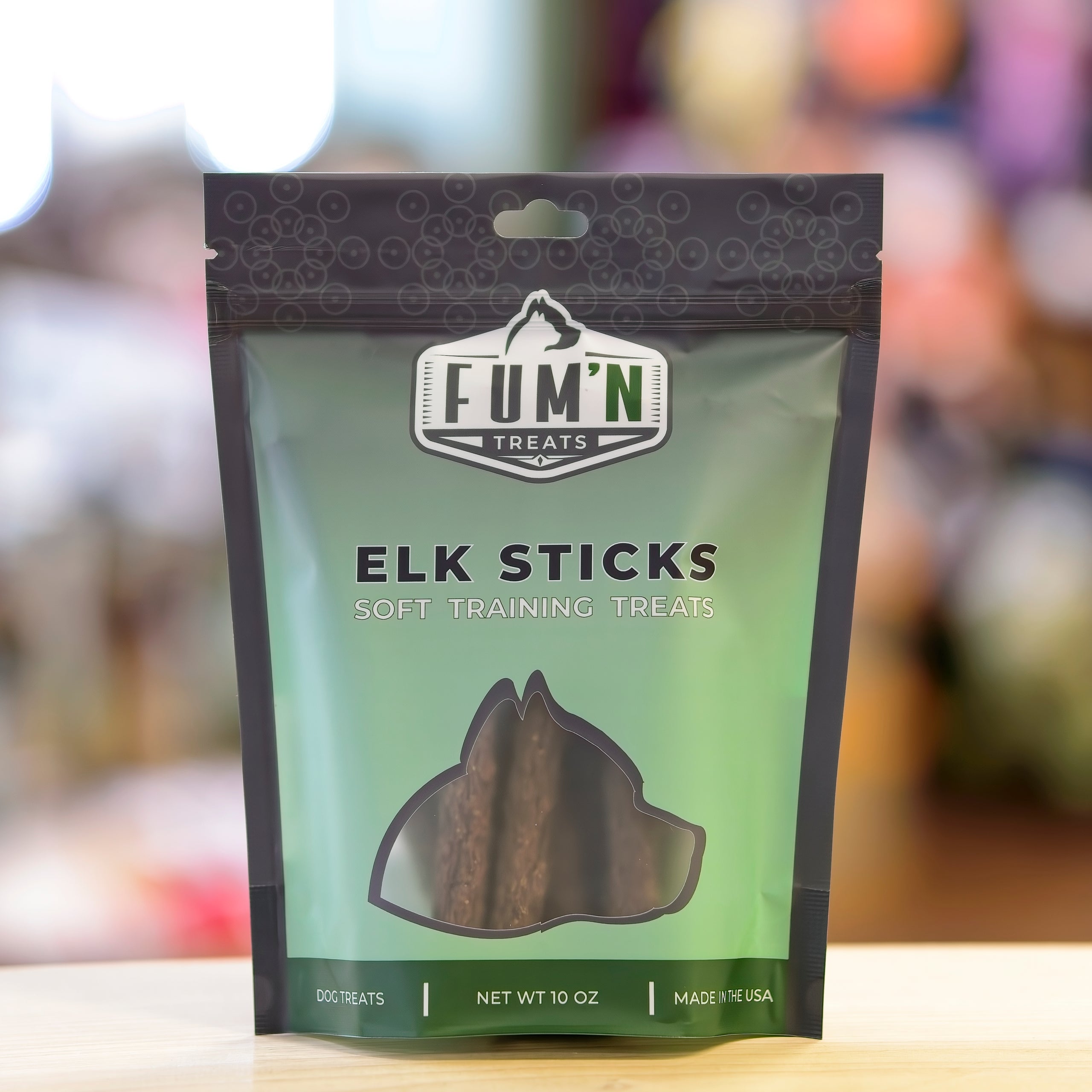 FUM N Dog Treats Elk Fetched Up