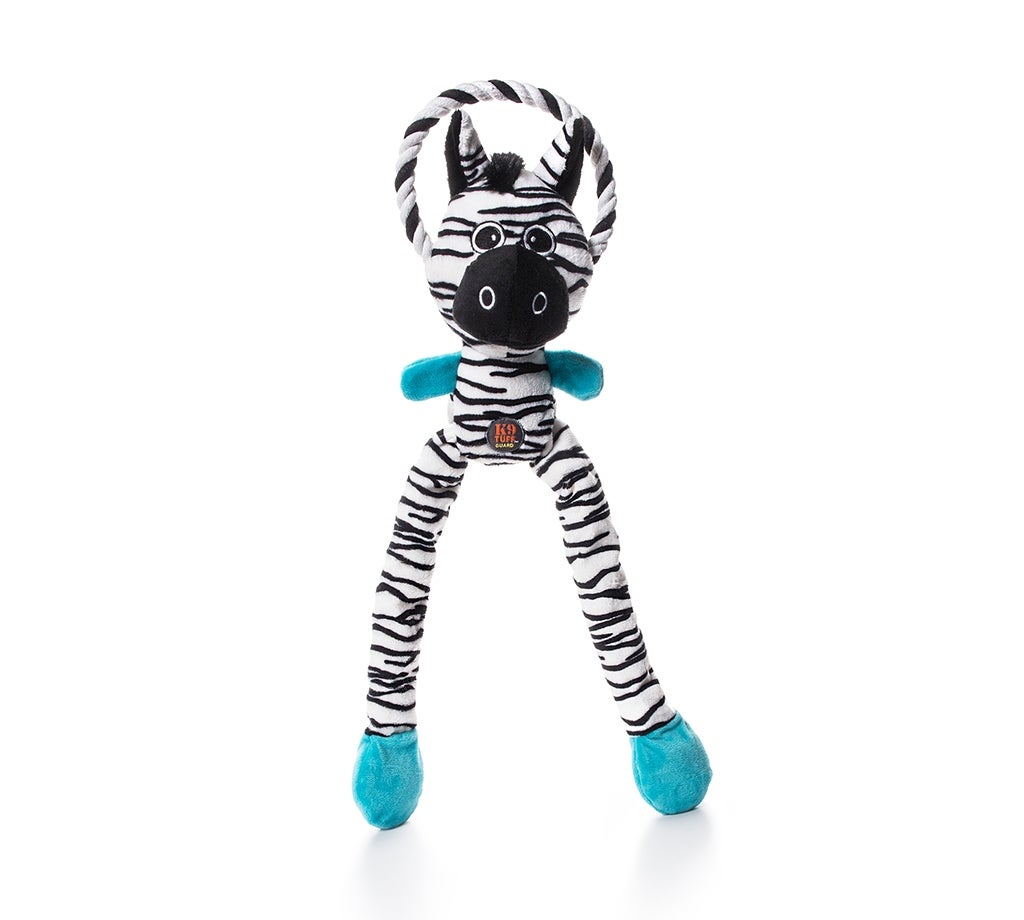 Zebra cheap dog toy